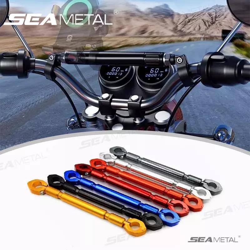 Mirror Extender Bar - SEAMETAL Motorcycle Adjustable Handlebar Multi-functional Aluminum