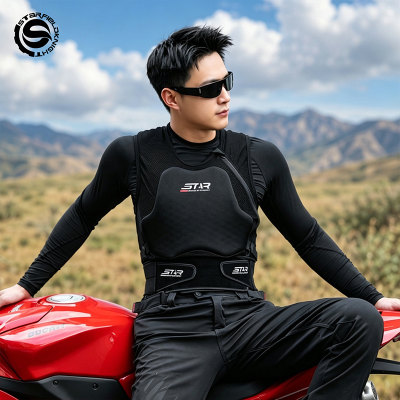 Motorcycle Gear For Summer - SFK Motorcycle Rider Vest Soft Armor