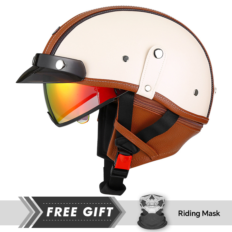 New Arrivals Leather Retro Hal - огляд і ціна Motorcycle Gear In Store