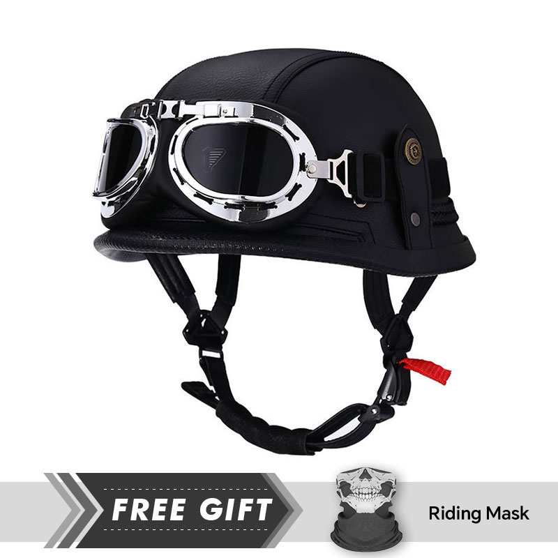 Classic Half Face Helmet Prote - огляд і ціна Motorcycle Gear In Store