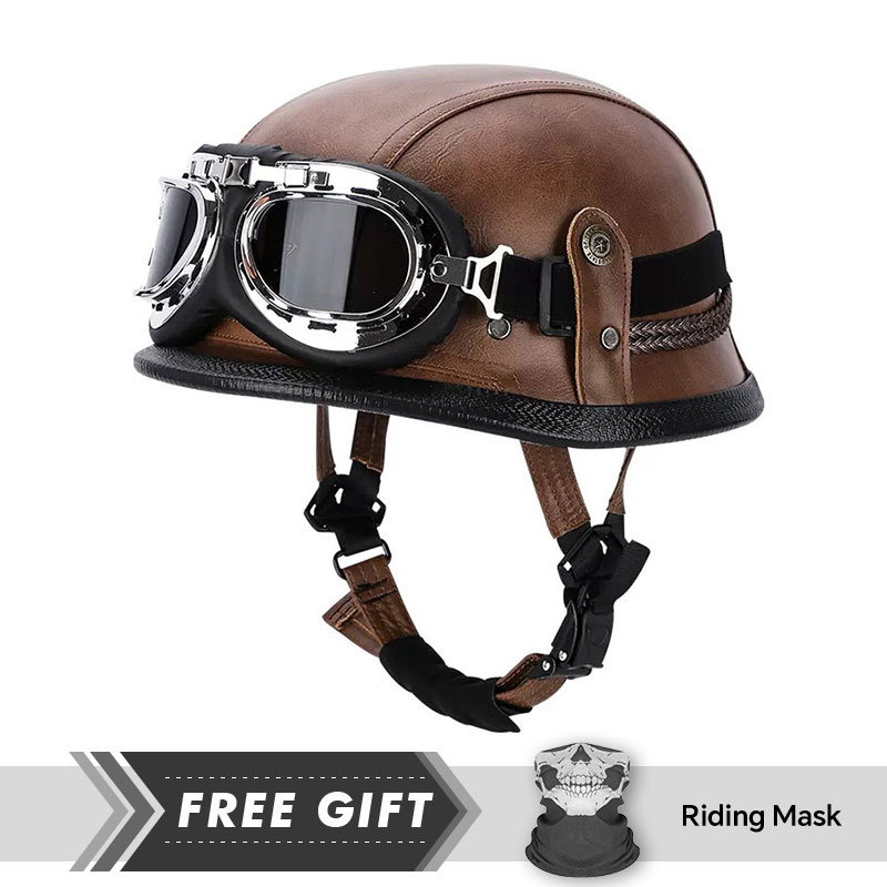 Classic Half Face Helmet Prote - огляд і ціна Motorcycle Gear In Store