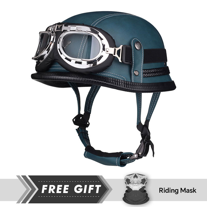 Classic Half Face Helmet Prote - огляд і ціна Motorcycle Gear In Store
