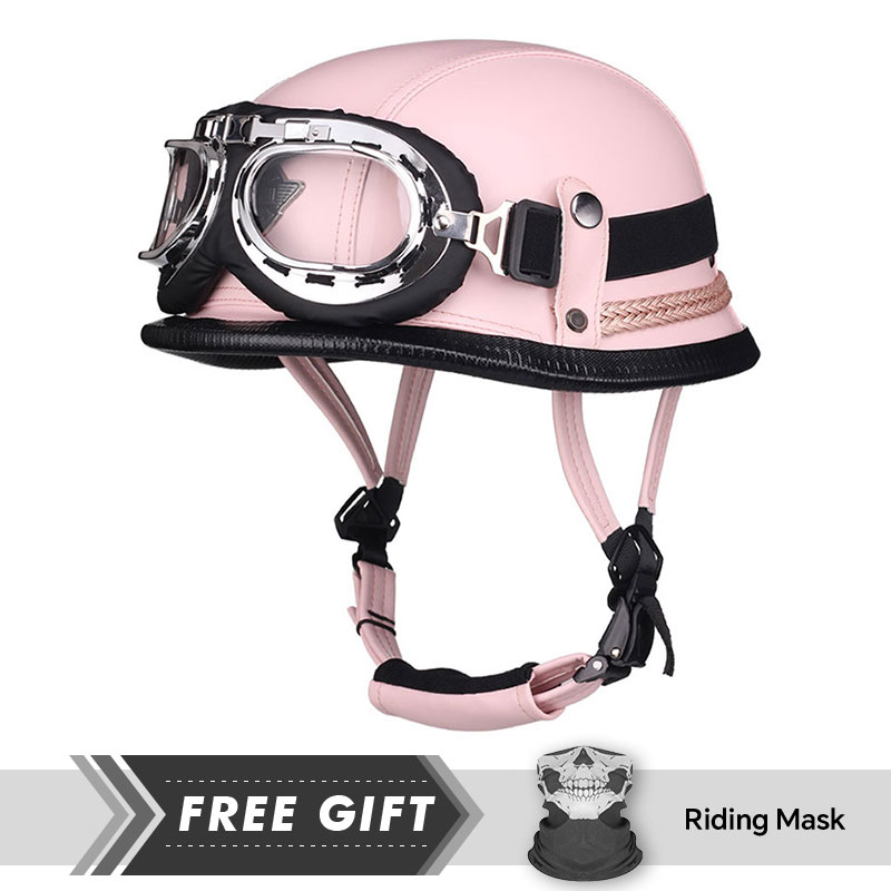 Classic Half Face Helmet Prote - огляд і ціна Motorcycle Gear In Store