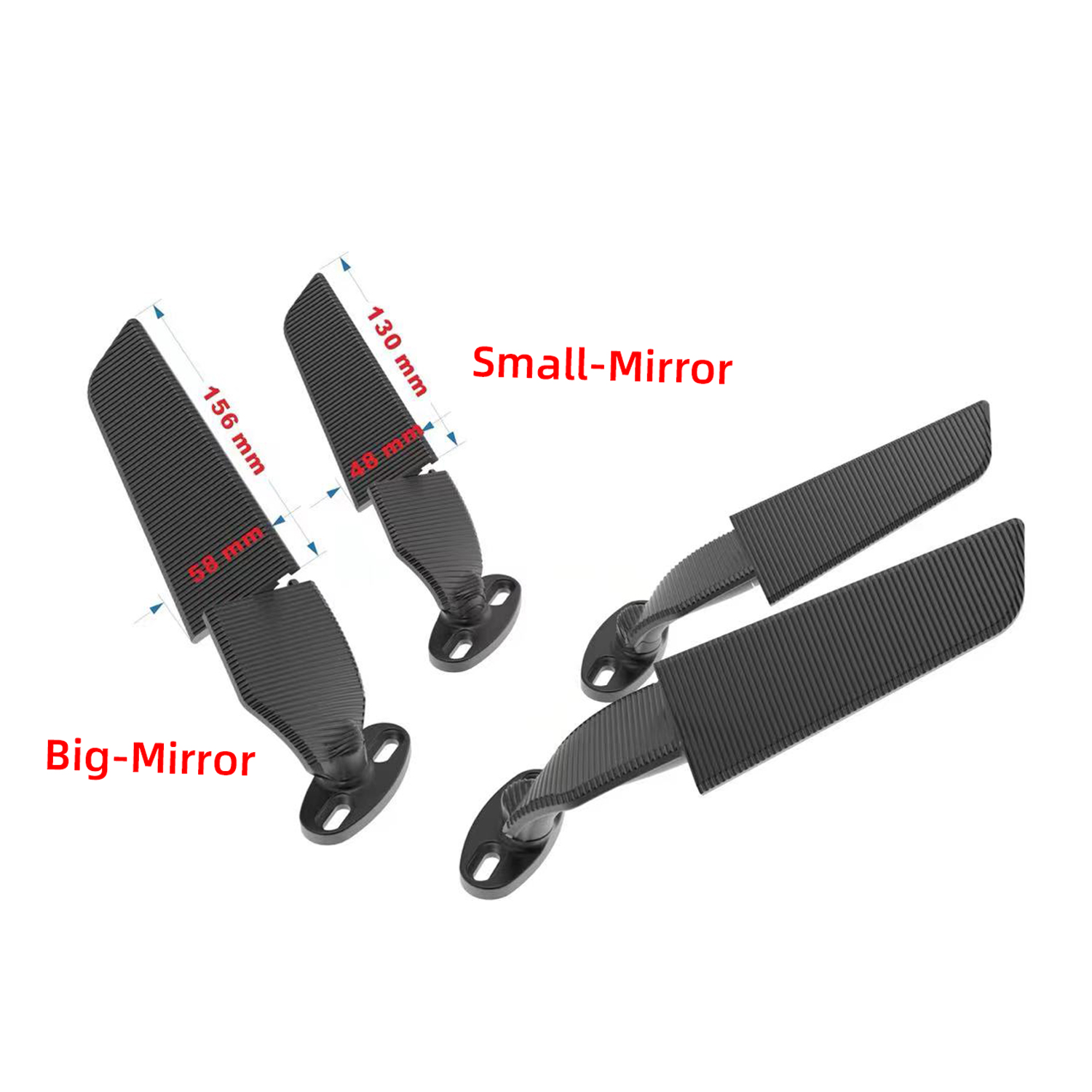 For Kawasaki NINJA 300R 250R 4 - огляд і ціна Mirror Extender Bar