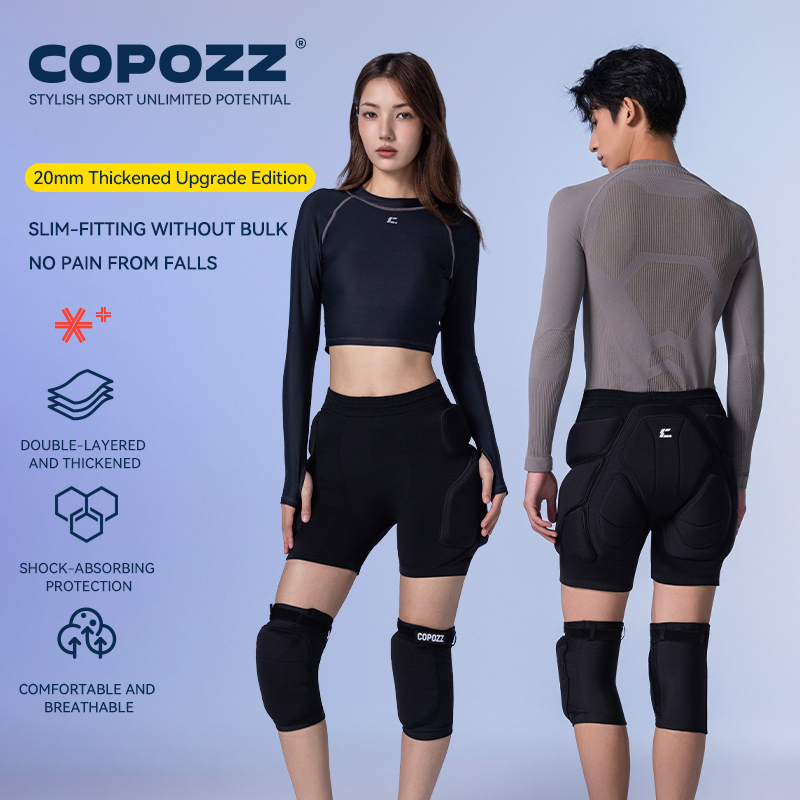COPOZZ Upgraded Ski Knee Pads  - огляд і ціна Motorcycle Gear On Sale