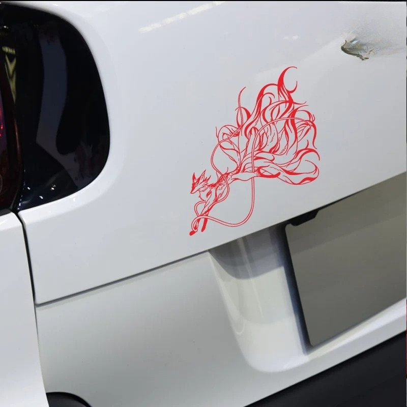 Nine Tailed Fox Car Sticker Sc - огляд і ціна Motorcycle Gear Fox