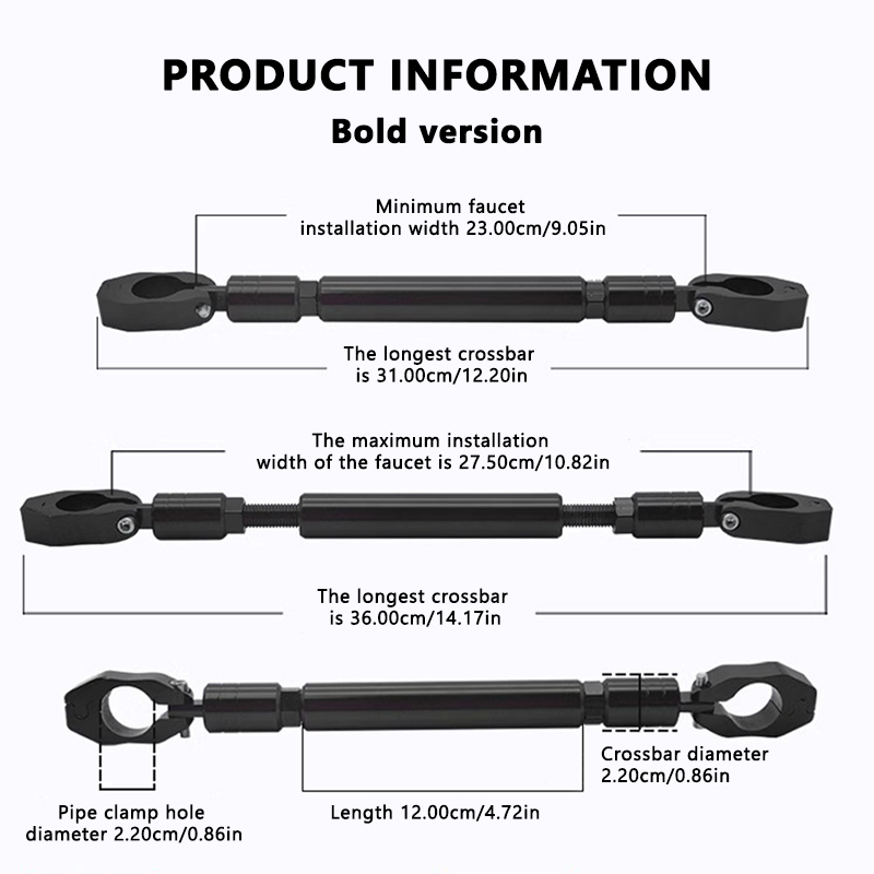 SEAMETAL Motorcycle Adjustable - огляд і ціна Mirror Extender Bar