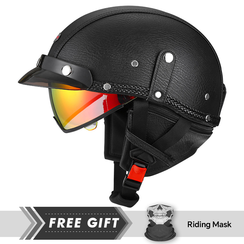 DOT Approved Men Women Half Fa - огляд і ціна Motorcycle Gear In Store