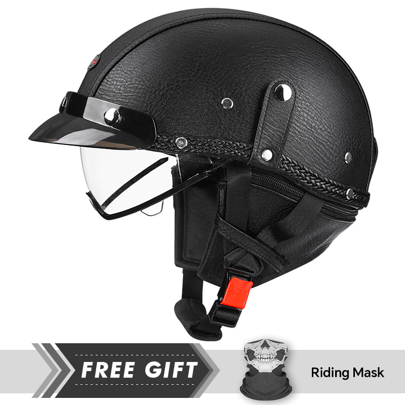 DOT Approved Men Women Half Fa - огляд і ціна Motorcycle Gear In Store