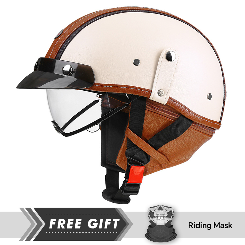 DOT Approved Men Women Half Fa - огляд і ціна Motorcycle Gear In Store