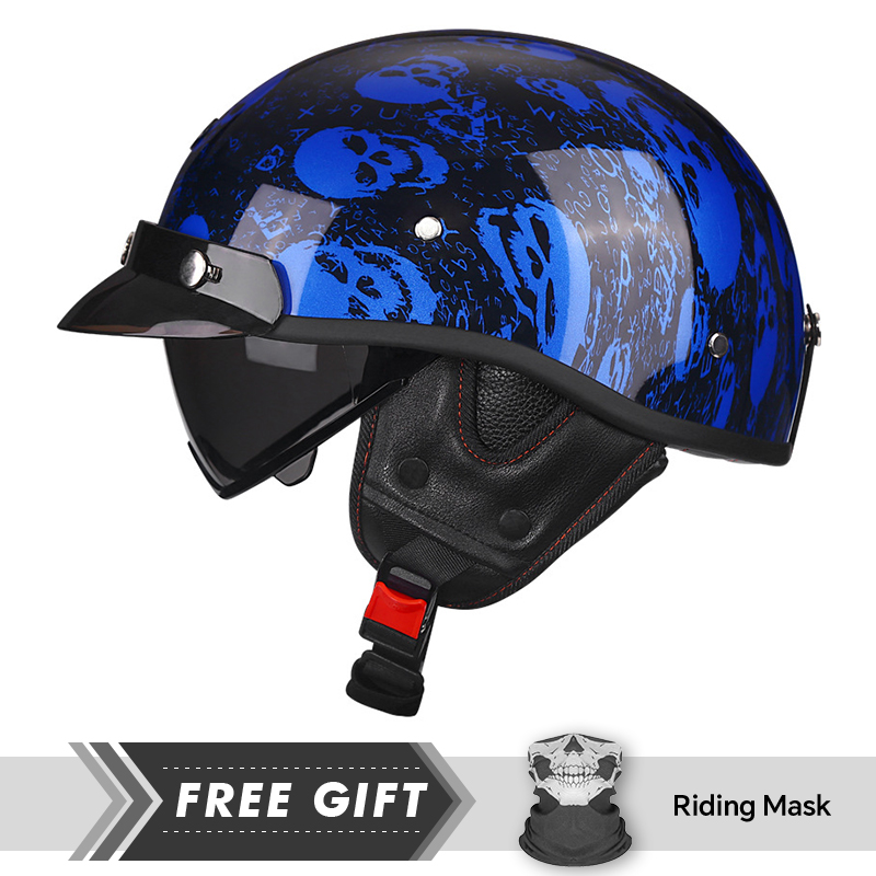 Half Motorcycle Helmet DOT ECE - огляд і ціна Motorcycle Gear In Store