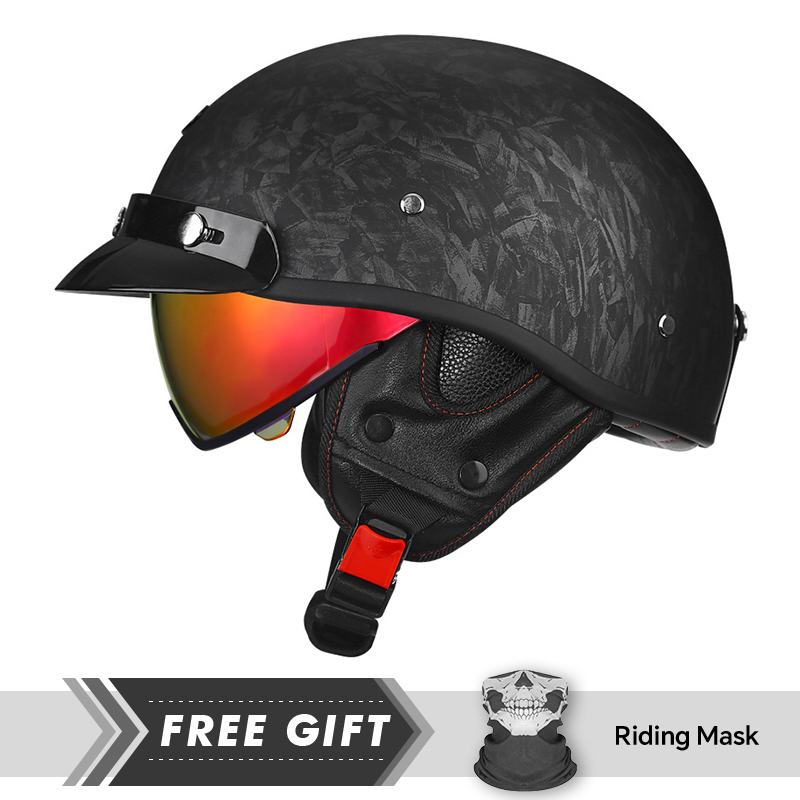 Half Motorcycle Helmet DOT ECE - огляд і ціна Motorcycle Gear In Store