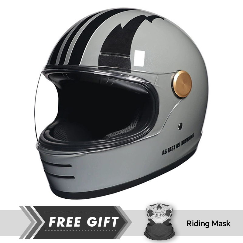 Vintage Full Face Motorcycle H - огляд і ціна Motorcycle Gear In Store
